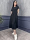 Платье А-силуэта черное | 6329731 | фото 2