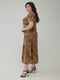 Платье А-силуэта анималистической расцветки | 6330279 | фото 3