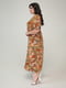Сукня А-силуету в різнокольоровий принт | 6330284 | фото 3