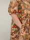 Платье А-силуэта в разноцветный принт | 6330284 | фото 7