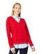 Пуловер красный | 6330405 | фото 8