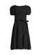 Платье А-силуэта черное | 6330648 | фото 3