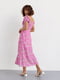Сукня А-силуету рожева з квітковим принтом | 6331254 | фото 4