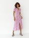 Сукня А-силуету рожева з анімалістичним принтом | 6331270 | фото 5