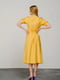 Платье-футляр желтое | 6331463 | фото 4