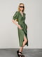 Платье-футляр зеленое | 6331464 | фото 3