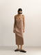 Платье шелковое цвета мокко | 6331541 | фото 3