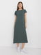 Сукня-футляр темно-зелена | 6332585