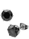 Серьга-гвоздик в ухо из медицинской нержавеющей стали с камнем 1 шт. 6 мм. | 6332807 | фото 3