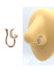 Серьга-клипса в нос Полумесяц цвет золотой | 6332852