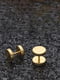 Круглі маленькі сережки-штанги обманки плаги 6 мм. колір золото | 6332898 | фото 3