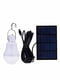 Лампа походная в палатку с зарядкой Micro USB от солнечной батареи (15 Вт, 130lm) | 6333096