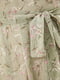 Платье шифоновое А-силуэта оливковое с принтом | 6331585 | фото 4