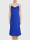 Сукня-комбінація синя | 6331628