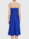 Платье-комбинация синее | 6331628 | фото 3