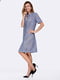 Сукня-сорочка блакитна гіпюрова | 6331718 | фото 3