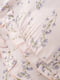 Сукня А-силуету пудрова з квітковим принтом | 6331727 | фото 6