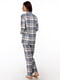 Пижама фланелевая: рубашка и брюки | 6331736 | фото 3