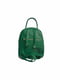 Сумка-рюкзак шкіряна зелена | 6335211 | фото 2