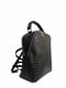 Сумка-рюкзак кожаная черная | 6335216 | фото 2