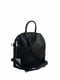 Сумка-рюкзак шкіряна чорна | 6335225 | фото 4