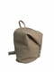 Сумка-рюкзак шкіряна колір тауп | 6335227 | фото 2
