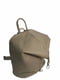 Сумка-рюкзак шкіряна колір тауп | 6335227 | фото 3