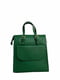 Сумка-рюкзак кожаная зеленая | 6335231