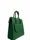 Сумка-рюкзак шкіряна зелена | 6335231 | фото 2