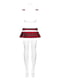 Еротичний ігровий костюм: топ, спідниця, стрінги, 2 резинки для волосся, панчохи | 6335647 | фото 6