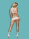 Эротический игровой костюм (топ, стринги с рюшами юбочкой, носочки) | 6335654 | фото 4
