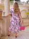 Сукня А-силуету рожева з квітковим принтом | 6336779 | фото 2