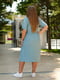 Сукня-сорочка ментолового кольору | 6336811 | фото 2