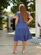 Платье А-силуэта синее | 6336815 | фото 3