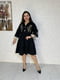 Сукня А-силуету чорна з вишивкою | 6336965 | фото 2