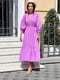 Платье А-силуэта фиолетовое | 6345149 | фото 2