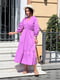 Платье А-силуэта фиолетовое | 6345149 | фото 3