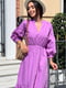 Платье А-силуэта фиолетовое | 6345149 | фото 4