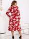 Сукня-футляр червона з принтом | 6344964 | фото 4