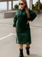 Сукня-худі зелена з написом | 6344997 | фото 3