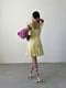 Сукня А-силуету жовта | 6345228 | фото 4