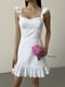 Сукня А-силуету біла | 6345229 | фото 3