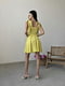 Платье А-силуэта желтое в принт | 6345247 | фото 4