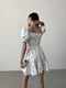 Платье А-силэута молочного цвета в принт | 6345264 | фото 4