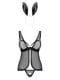 Еротичний ігровий костюм: бебідол, трусики, обруч з вушками, відкритий бюстик | 6335652 | фото 6