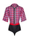Эротический игровой костюм: рубашка, высокие трусики с подтяжками | 6336358 | фото 6