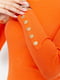 Джемпер оранжевый в рубчик | 6351143 | фото 5