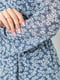 Сукня кольору джинс з візерунком | 6351206 | фото 5