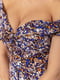 Сукня різнокольорова в квітковий принт | 6351237 | фото 4