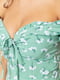 Сукня зелена в квітковий принт | 6351238 | фото 5